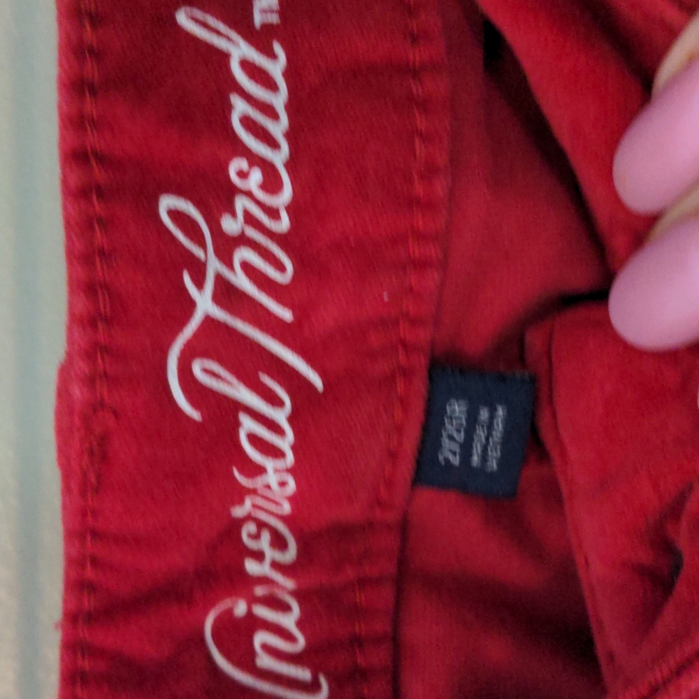 Red Universal Thread pants - Picture 3 of 3